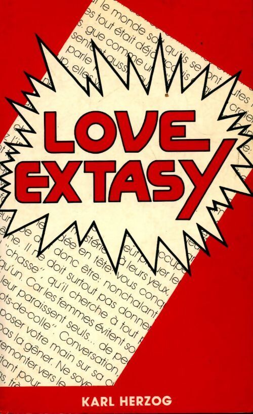 Love extasy - Karl Herzog - Livre
