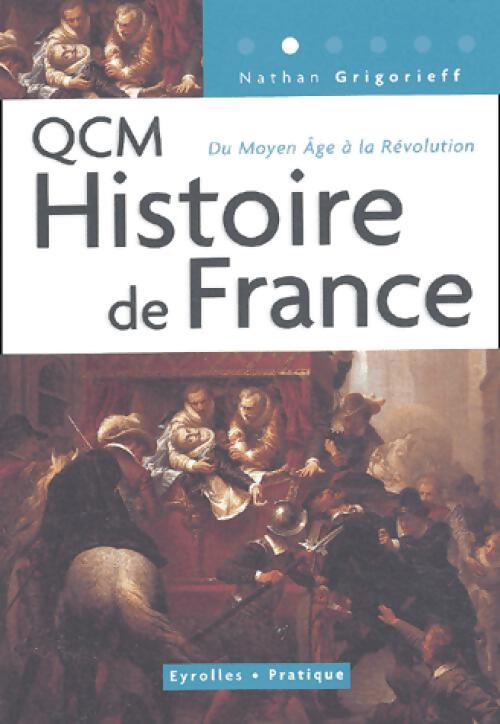 QCM Histoire de France - N. Grigorieff - Livre