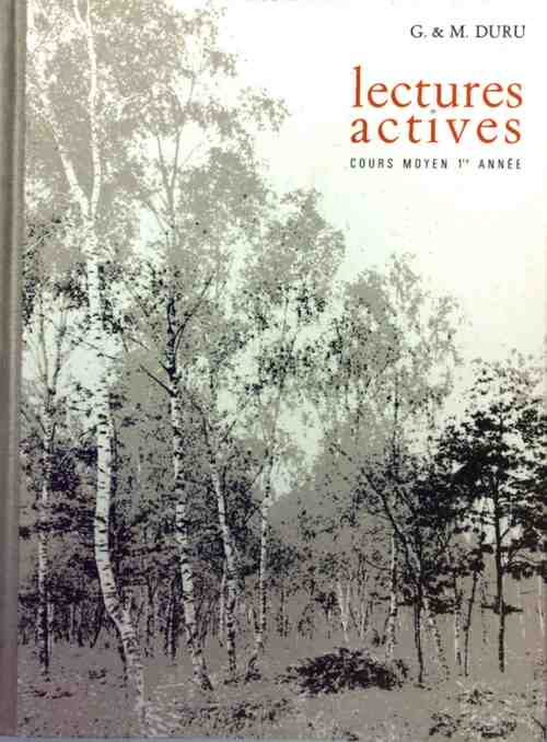 Lectures actives Cours moyen 1re année - G. Duru - Livre