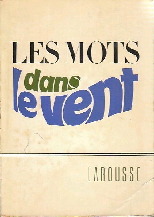 Les mots dans le vent - Jean Giraud - Livre