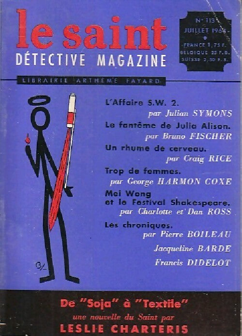 Le Saint n°113 - Collectif - Livre