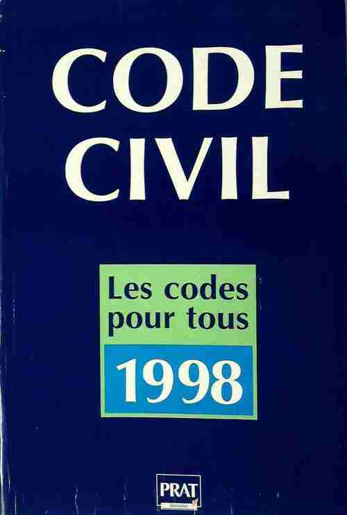 Code civil 1998 - Collectif - Livre