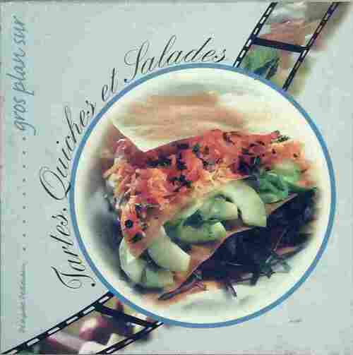 Gros plan sur tartes, quiches et salades - Weight Watchers - Livre