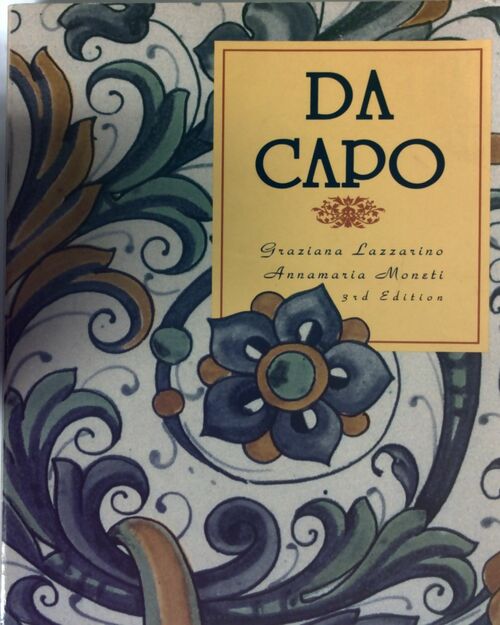 Da Capo. An Italian Review Grammar - Graziana Lazzarino - Livre