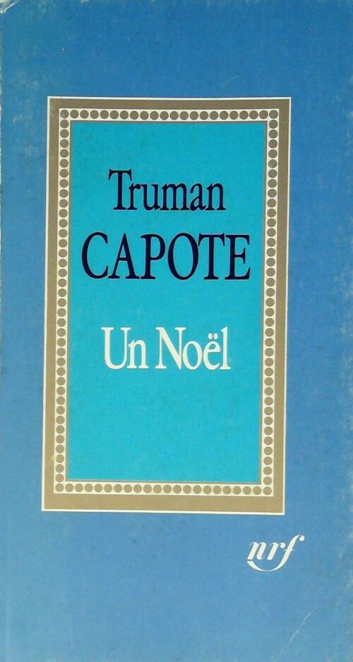 Un Noël - Truman Capote - Livre