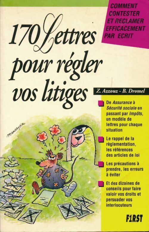 170 lettres pour régler vos litiges - Zoubida Azzouz - Livre
