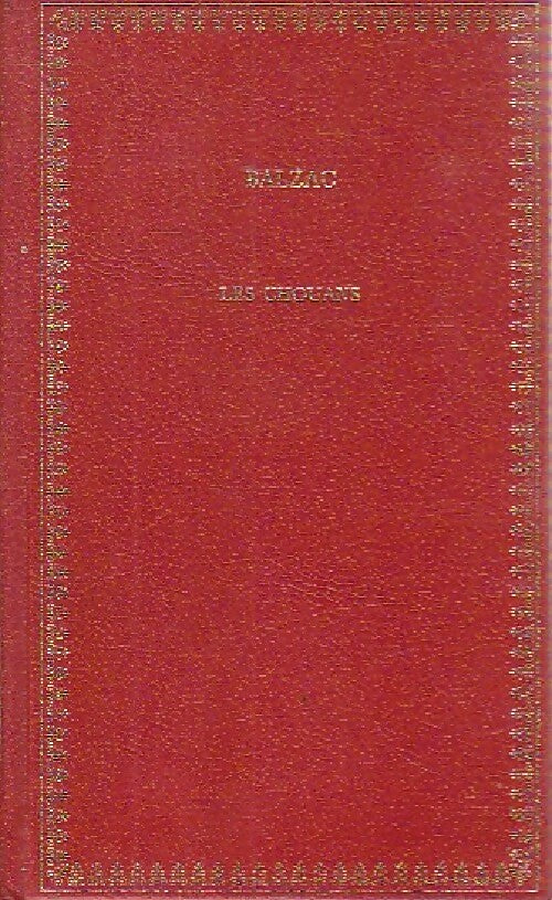 Les Chouans Tome I - Honoré De Balzac - Livre