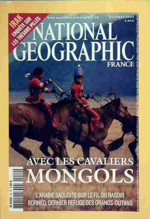 National Geographic n°49 : Avec les cavaliers mongols - Collectif - Livre