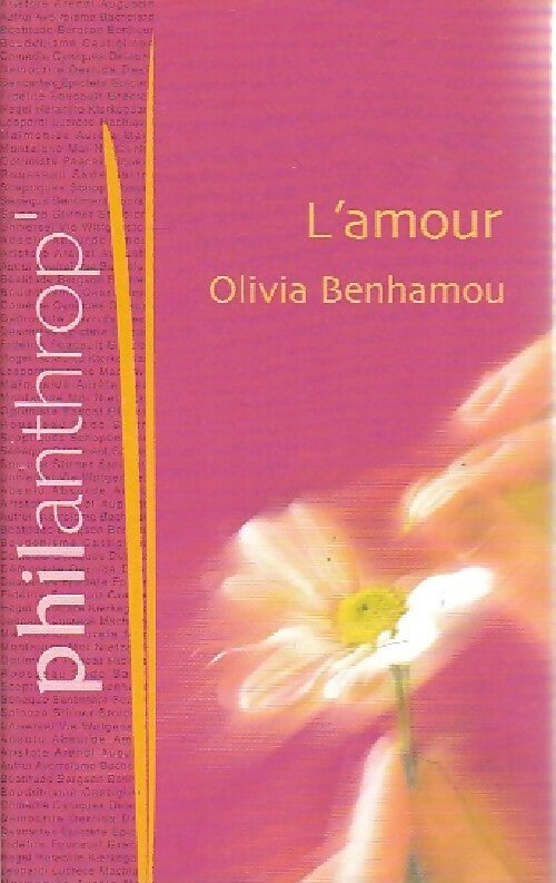 L'amour - Olivia Benhamou - Livre