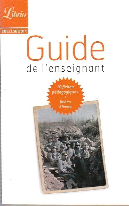 Guide de l'enseignant 2014 : collège - Inconnu - Livre
