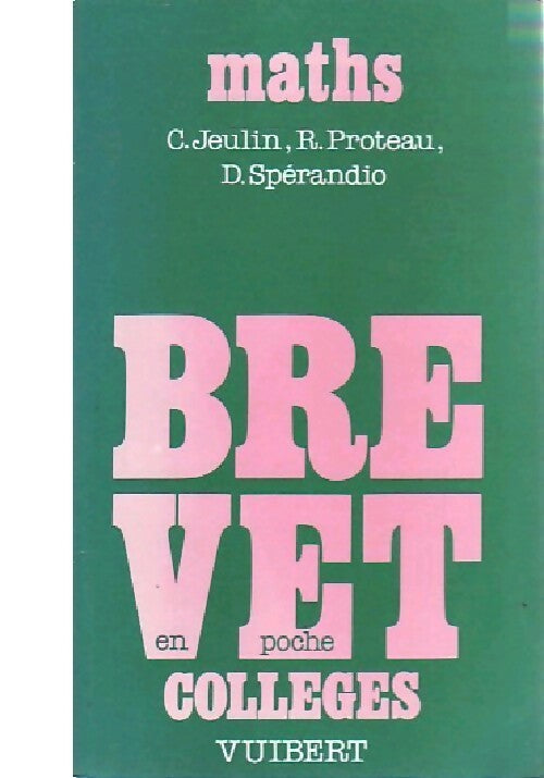 Orthographe, grammaire - C Jeulin, R Proteau, D Spérandio - Livre