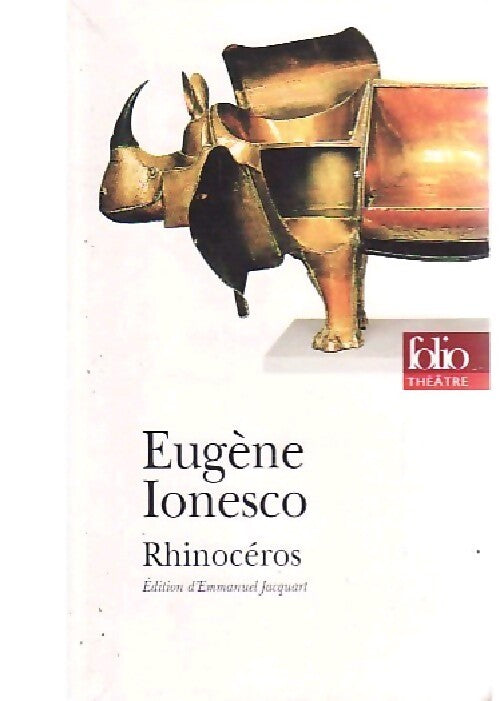 Rhinocéros - Eugène Ionesco - Livre