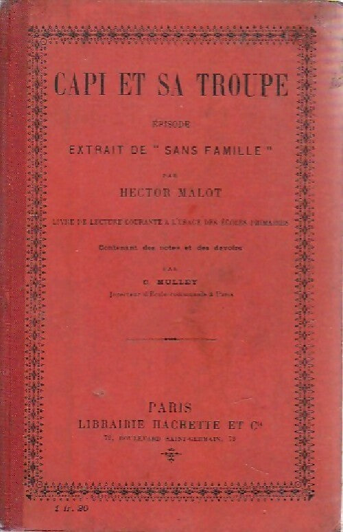 Capi et sa troupe - Hector Malot - Livre