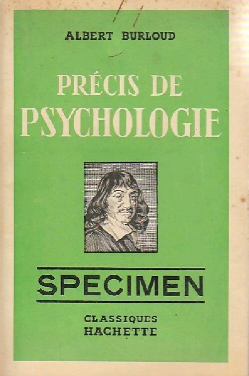 Précis de psychologie - A. Burloud - Livre