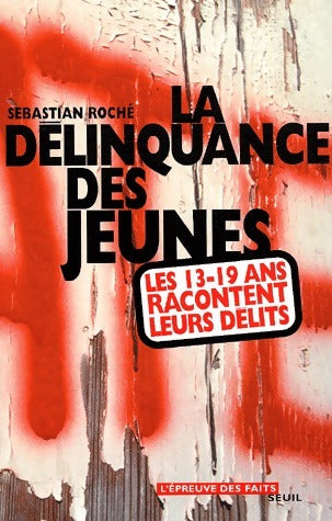 La Délinquance des jeunes : Les 13-19 ans racontent leurs délits - Sebastian Roché - Livre