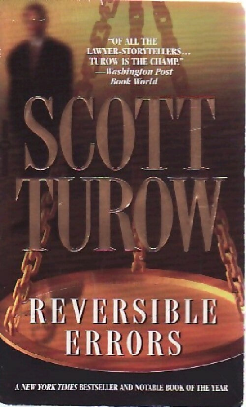 Reversible errors - Scott Turow - Livre