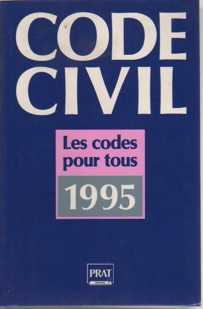 Code civil 1995 - Inconnu - Livre