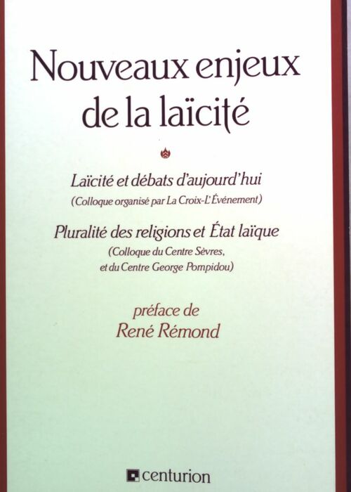 Nouveaux enjeux de la laïcité - Collectif - Livre