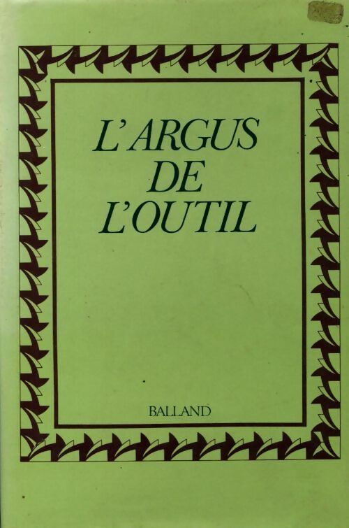 L'argus de l'outil - Paul Oury - Livre