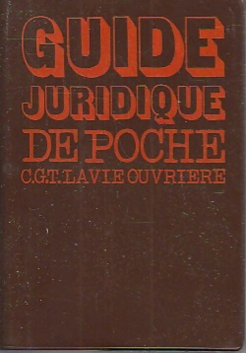 Guide juridique de poche 1976 - Collectif - Livre