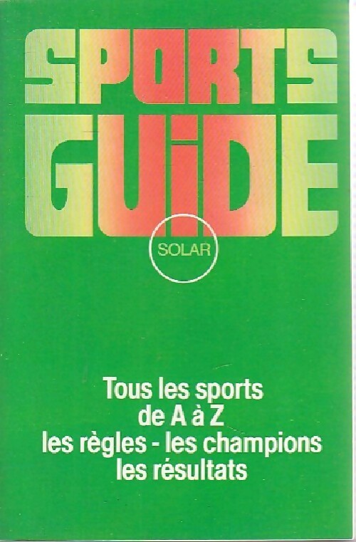 Sports guide Solar - Collectif - Livre