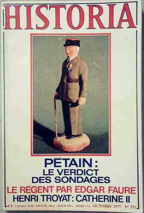 Historia n°371 : Pétain : Le verdict des sondages - Collectif - Livre