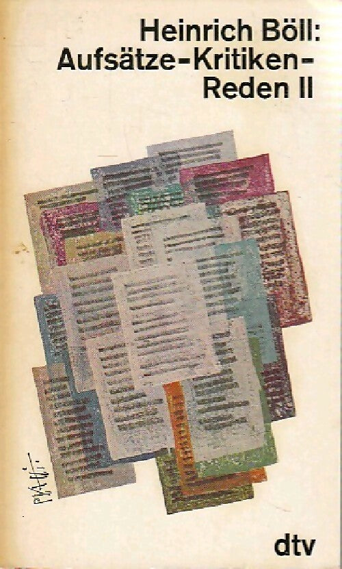 Aufsäte-kritiken-rend II - Heinrich Böll - Livre