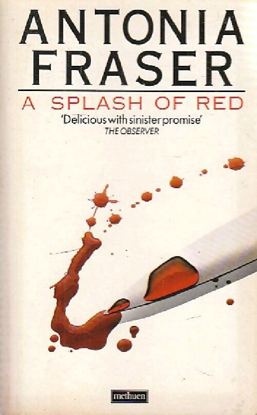 A splash of red - Antonia Fraser - Livre