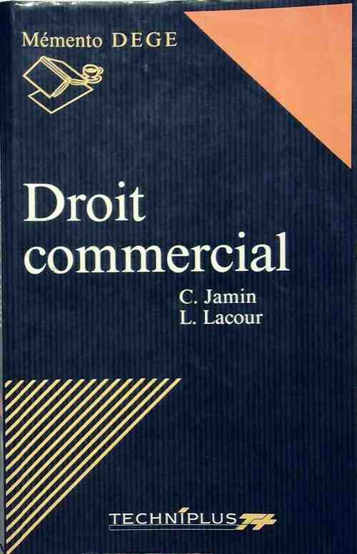 Droit commercial - C. Jamin - Livre