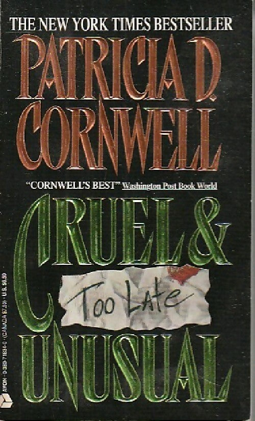 Cruel & unusual - Patricia Daniels Cornwell - Livre
