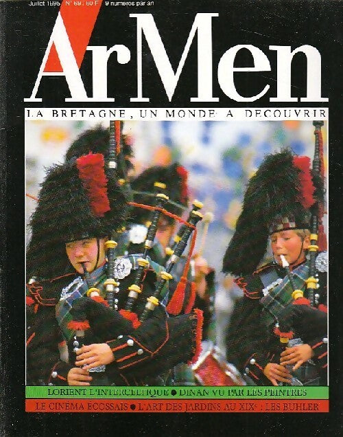 ArMen n°69 : Lorient l'interceltique / Dinan vu par les peintres / Le cinéma écossais / ... - Collectif - Livre