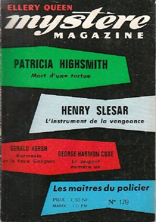 Mystère magazine n°179 - Collectif - Livre