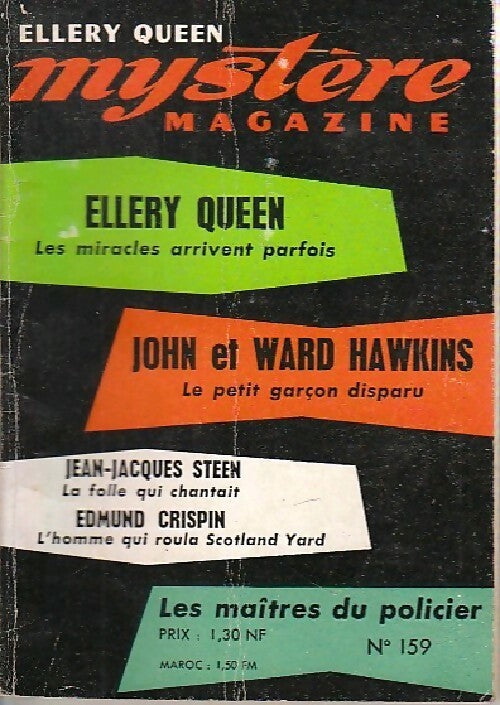 Mystère magazine n°159 - Collectif - Livre