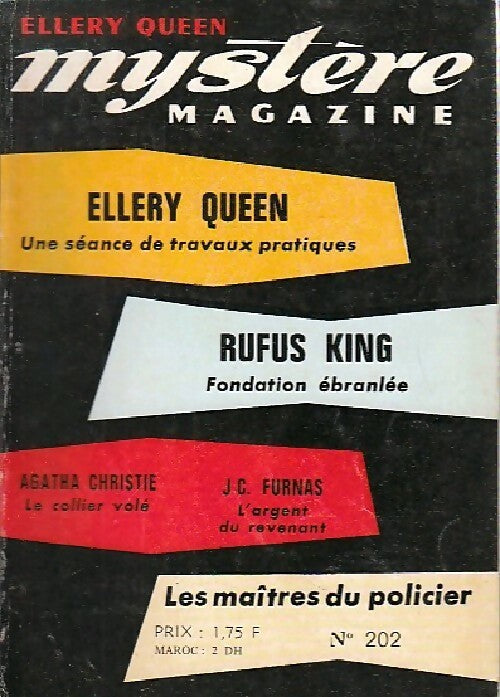 Mystère magazine n°202 - Collectif - Livre