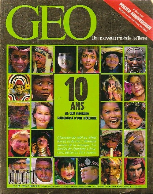 Géo n°121 : Spécial 10 ans - Collectif - Livre