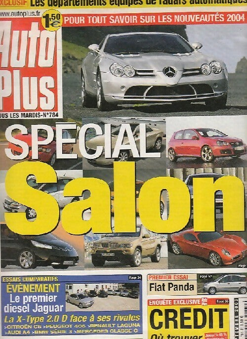 Auto Plus n°784 : Spécial salon - Collectif - Livre