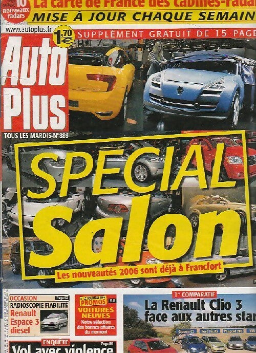 Auto Plus n°889 : Spécial salon - Collectif - Livre