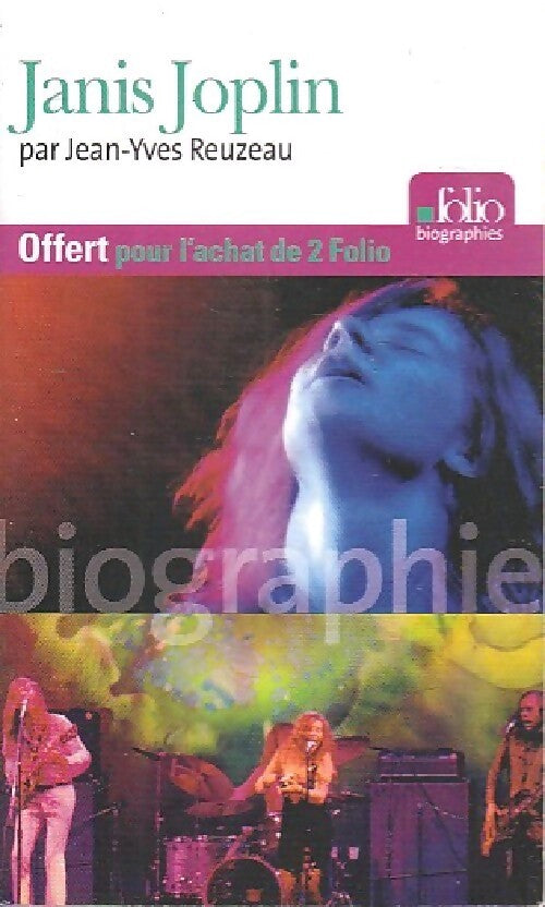 Janis Joplin - Jean-Yves Reuzeau - Livre