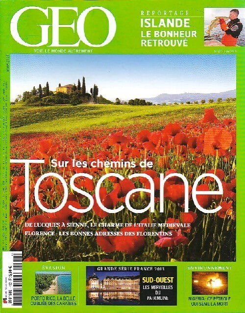 Géo n°412 : Sur les chemins de Toscane - Collectif - Livre