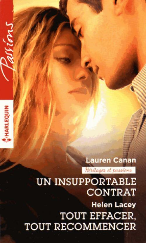 Un insupportable contrat / Tout effacer, tout recommencer - Lauren Canan - Livre
