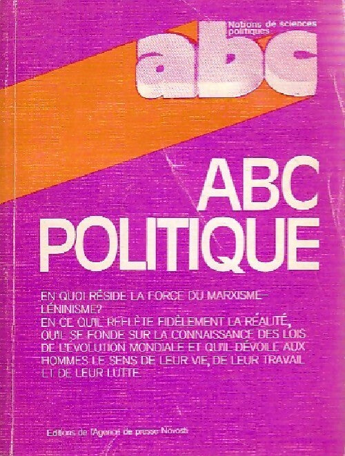 ABC politique - Collectif - Livre