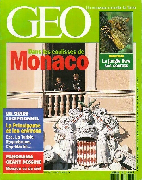 Géo n°173 : Dans les coulisses de Monaco - Collectif - Livre