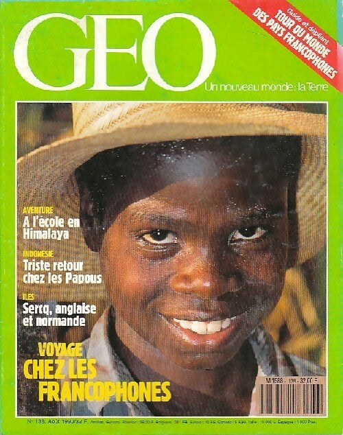 Géo n°138 : Voyage chez les francophones - Collectif - Livre