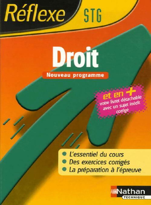 Droit Terminales STG - Laurence Garnier - Livre