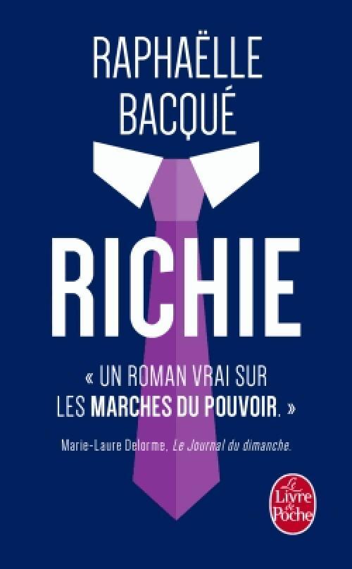 Richie - Raphaëlle Bacqué - Livre
