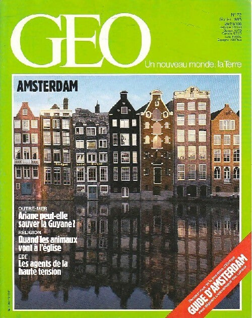 Géo n°72 : Amsterdam - Collectif - Livre