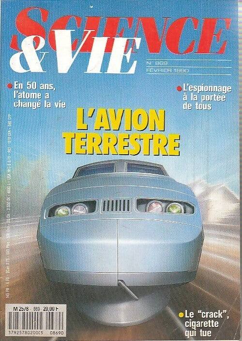 Science & vie n°869 : L'avion terrestre - Collectif - Livre