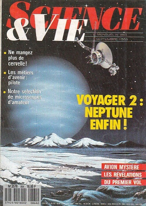 Science & vie n°864 : Voyager 2 : Neptune enfin ! - Collectif - Livre