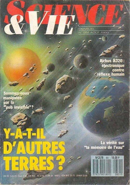 Science & vie n°851 : Y a-t-il d'autres terres ? - Collectif - Livre