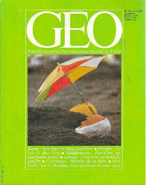 Géo n°18 : Japon / Irlande / Méditerranée / Géorgie - Collectif - Livre